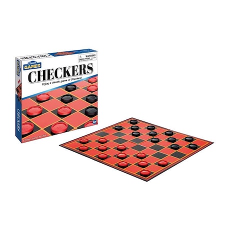 PLAYMAKER TOYS CHECKER CLASSIC GAMES 6+ 11118